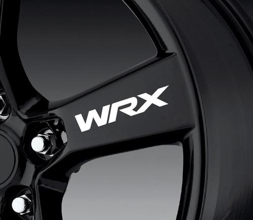 8 x WRX-Räder, Aufkleber, Aufkleber, Grafik, Vinyl-Emblem-Logo