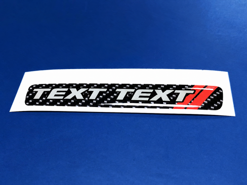 Scat Pack Style TEXT TEXT Red Carbon Fiber Domed Strip — Vinylaufkleber (Lenkrad) für Dodge Challenger