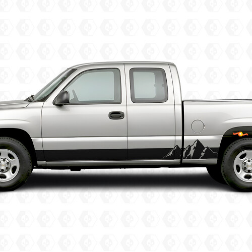 Alpine Ridge Tür- und Schwellerstreifen aus Vinyl für Chevrolet Silverado 1500 GMT800 1999-2007