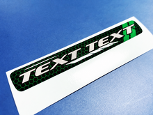 Scat Pack Style TEXT TEXT Green Honeycomb Domed Strip — Vinylaufkleber (Lenkrad) für Dodge Challenger_2