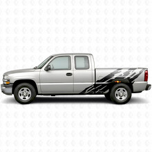 Gezackte Vinyl-Streifen für Seitenleisten Chevrolet Silverado 1500 GMT800 1999-2007_2