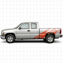 Gezackte Vinyl-Streifen für Seitenleisten Chevrolet Silverado 1500 GMT800 1999-2007_4