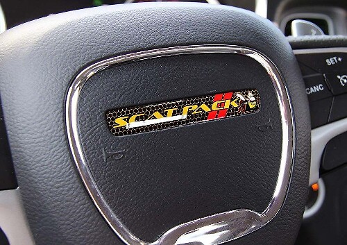 Scat Pack Style Bee Lenkrad gewölbter Aufkleber für Dodge Challenger Charger