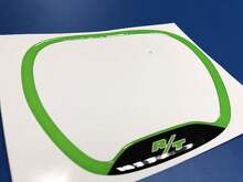 R/T Lime Lenkradzierleiste Domed Aufkleber für Dodge Challenger Charger_2