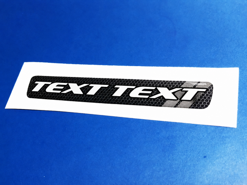 Scat Pack Style TEXT TEXT Grey Grille Texture Domed Strip — Vinylaufkleber (Lenkrad) für Dodge Challenger