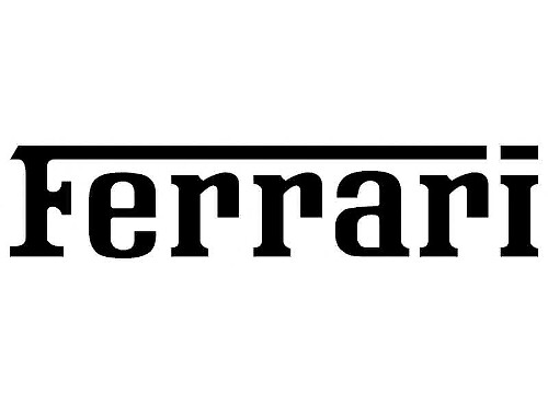 Ferrari Logo Seiten-Vinylaufkleber für Ferrari Fahrzeuge