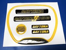 Satz Daytona 392 Yellow Steering WHEEL TRIM RING Emblem gewölbter Aufkleber Aufkleber Charger Dodge
 3
