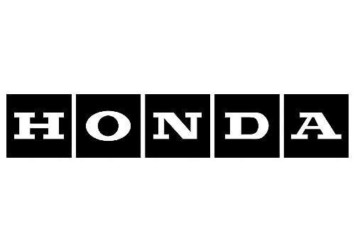 Honda Logo Block Stil Universeller Vinylaufkleber Sticker