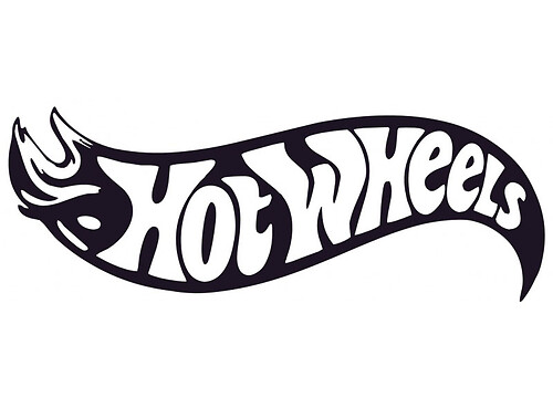 Hot Wheels Logo Universeller Vinyl-Aufkleber
