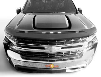 2019-2020 Chevrolet Silverado Motorhaubenaufkleber Outline Trail Boss
