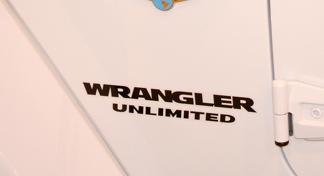 2 Wrangler Unlimited CJ TJ YJ JK XJ Alle Farben Aufkleber

