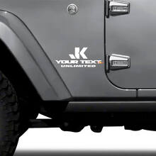 Benutzerdefiniertes JK Unlimited Seiten-Vinyl-Set für Jeep Wrangler_2