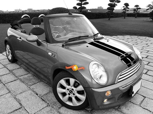 Duales Racing-Streifen Design Motorhaube Kofferraum Vinyl Aufkleber Sticker für MINI Roadster