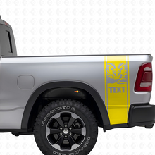 Individuelles Hemi Style Seitenstreifen Vinyl-Aufkleberset für Dodge Ram 1500 2500_6