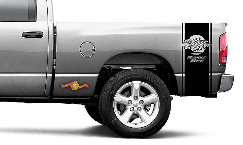 Rumble Bee Seitenstreifen Vinyl-Aufkleber-Kit für Dodge Ram 1500 2500