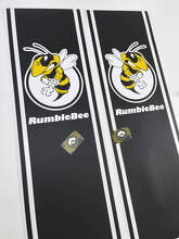 Rumble Bee Style Bettseiten-Streifen Vinylaufkleber für Dodge Ram_3