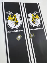 Dodge Ram Vinyl Racing Bed Side Stripe Rumble Bee Aufkleber #38
 3