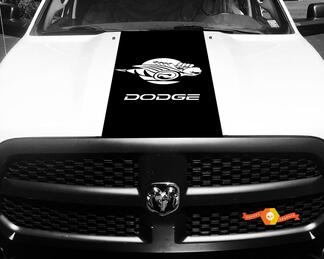 1500 2500 3500 Truck Vinyl Racing Stripe Dodge Ram Bee Motorhaube Aufkleber #79
