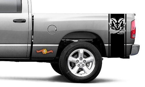 DODGE RAM 1500 2500 VINYL-AUFKLEBER Stripe Plain Head Turbo Decal Sticker #106
