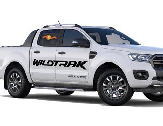 2 x 2016–2018 Ford Ranger Wildtrak Vinyl-Türaufkleber, Aufkleber, Grafiken
