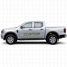 Benutzerdefinierte Schriftzug Tür Vinyl Aufkleber Set für Musclecar Ranger Wildtrak 2016-2018_3