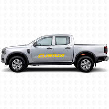 Benutzerdefinierte Schriftzug Tür Vinyl Aufkleber Set für Musclecar Ranger Wildtrak 2016-2018_5