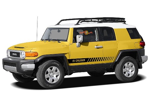 2 x Toyota FJ Cruiser TRD Seite Vinyl-Aufkleber Grafik-Rallye-Aufkleber-Kit -2
