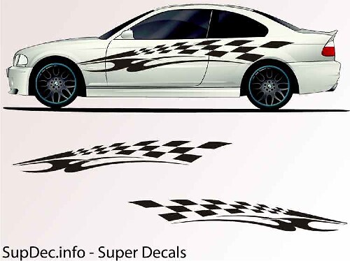 Vinyl Auto Body Graphics AUSSEN AUSSEN Aufkleber Aufkleber B707