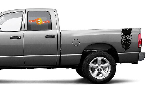 Abgenutzter hinterer Seitenstreifen Vinyl-Aufkleber für Dodge Ram 1500 2500 3500