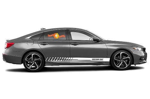 Racing Rocker Panel Streifen Vinyl-Aufkleber für Honda Accord Sport
