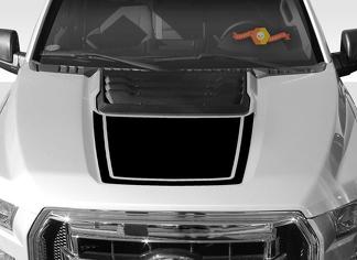 FORD F-150 Raptor SVT Hood Graphics 2015–2019 – Ford Racing Stripe Decals – 5
