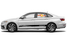 Racing Rocker Panel Stripes Vinyl-Aufkleber für Volkswagen Jetta GLI
 2