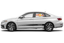 Racing Rocker Panel Stripes Vinyl-Aufkleber für Volkswagen Jetta GLI
 4