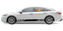 Racing Rocker Panel Stripes Vinyl-Aufkleber für Toyota Avalon Touring
 2