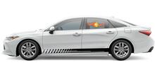 Racing Rocker Panel Stripes Vinyl-Aufkleber für Toyota Avalon Touring
 4