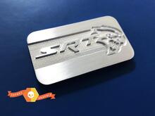 SRT Supercharger Hellcat Metall-Aluminium-Abzeichen, Namensschild, Emblem 68227674AB
 2