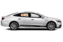 Racing Rocker Panel Streifen Vinyl Aufkleber Aufkleber für Buick LaCrosse Essence
 2