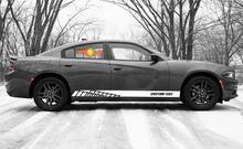 Racing Rocker Panel Stripes Vinyl-Aufkleber für Dodge Charger SXT
 2