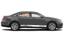Racing Rocker Panel Stripes Vinyl-Aufkleber für Ford Taurus
 3