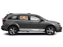 Racing Rocker Panel Stripes Vinyl-Aufkleber für Dodge Journey
 2