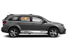 Racing Rocker Panel Stripes Vinyl-Aufkleber für Dodge Journey
 3