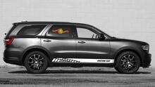 Racing Rocker Panel Stripes Vinyl-Aufkleber für Dodge Durango
 3