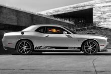 Racing Rocker Panel Stripes Vinyl-Aufkleber für Dodge Challenger
 3