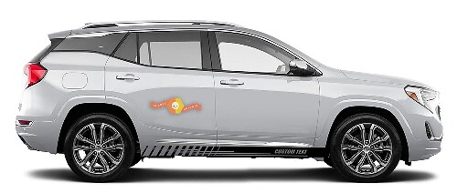 Racing Rocker Panel Stripes Vinyl-Aufkleber für GMC Terrain

