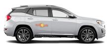Racing Rocker Panel Stripes Vinyl-Aufkleber für GMC Terrain
 2