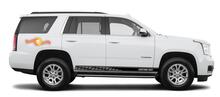 Racing Rocker Panel Stripes Vinyl-Aufkleber für GMC Yukon
 2
