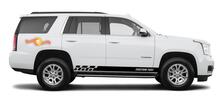 Racing Rocker Panel Stripes Vinyl-Aufkleber für GMC Yukon
 4