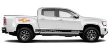 Racing Rocker Panel Stripes Vinyl-Aufkleber für GMC Canyon
 2