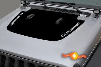 Jeep Gladiator Seite JT Wrangler JL JLU Motorhaube Vinyl-Aufkleber Grafik-Kit für 2018-2021 für beide Seiten
