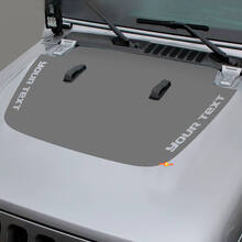 Jeep Gladiator Seite JT Wrangler JL JLU Motorhaube Vinyl-Aufkleber Grafik-Kit für 2018-2021 für beide Seiten
 2